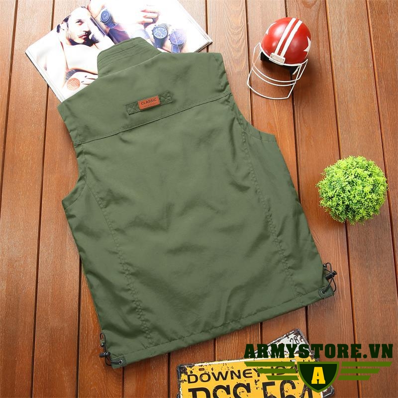 Áo gile nam ARM-920 màu đen