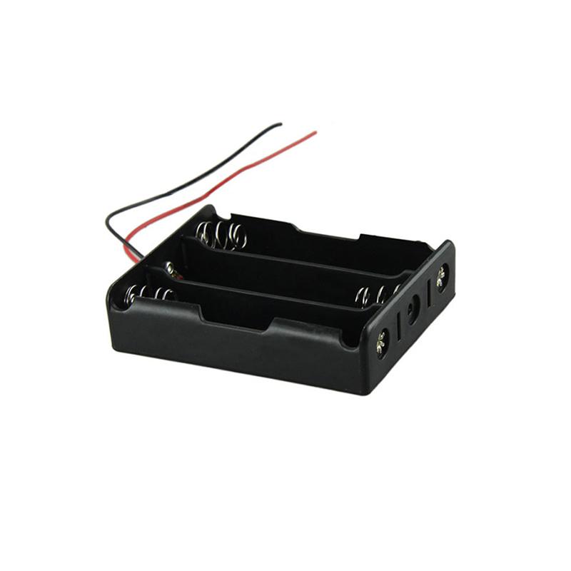 1Pc 4/3/2/1x Giá đỡ pin bằng nhựa bền 18650 4 Kích thước Hộp đựng pin 18650 di động Vỏ dây Hỗ trợ pin 3.7V Bán buôn Màu sắc: Hộp 1x 18650