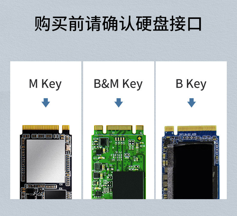 Box đọc ổ cứng M.2 Ngff/mvme SSD- USB 3.1 SSD ngoài Type-C di động M2 SSD hộp NVMe PCIe Hợp kim nhôm sang trọng- Hàng Chính Hãng