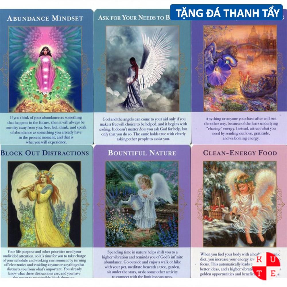 Bài Oracle Angels Of Abundance 44 Lá Bài Tặng File Tiếng Anh Và Đá Thanh Tẩy