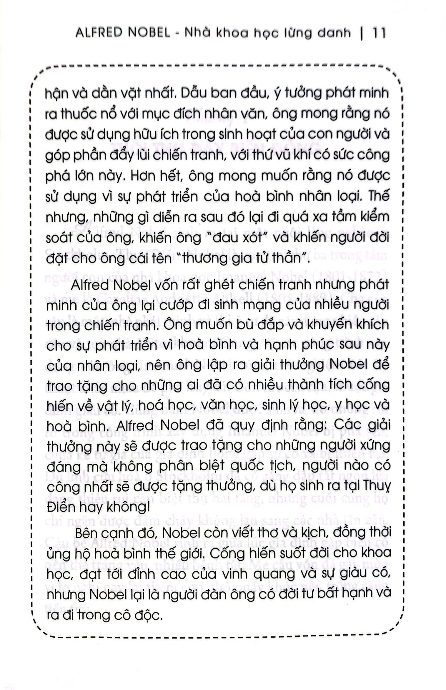 Kể Chuyện Thiên Tài Nổi Tiếng - Alfred Nobel - Nhà Khoa Học Lừng Danh