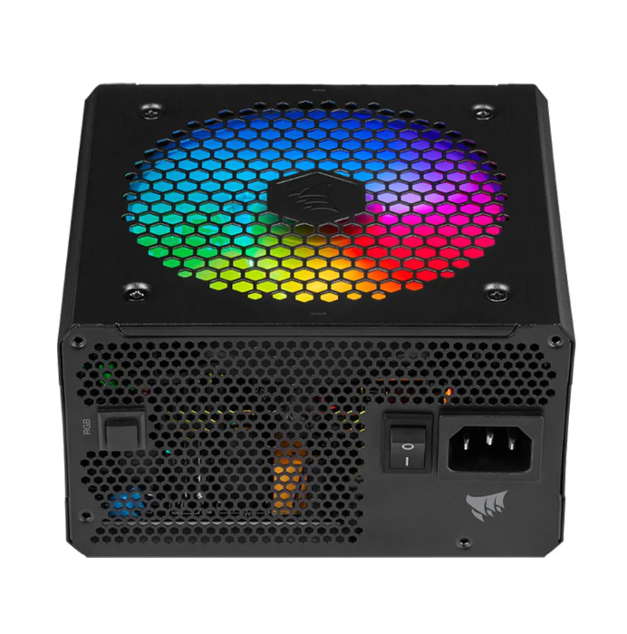 Nguồn máy tính Corsair CX550F 550W RGB 80 Plus Bronze (Black/White) - Hàng Chính Hãng