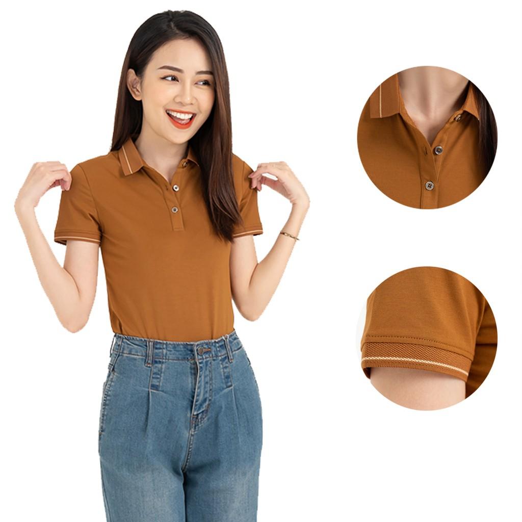 Áo Phông Polo Pima Nữ YODY chính hãng, Áo Thun Polo 95% Cotton Thoáng Mát Chống Tia UV  APN3010