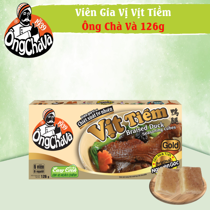 Viên Gia Vị Vịt Tiềm Ông Chà Và Gold 126gr (Braised Duck Seasoning Cubes)