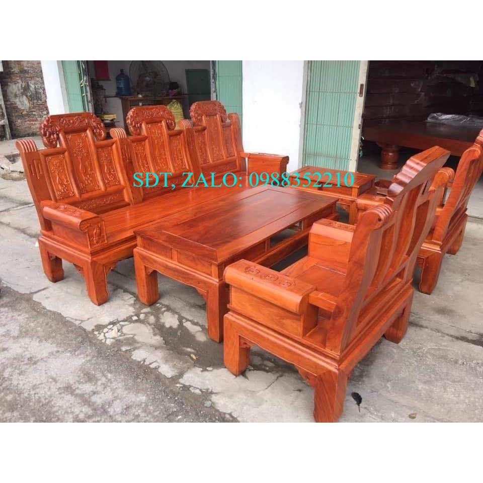 Bộ bàn ghế Âu Á Gỗ Hương Đá