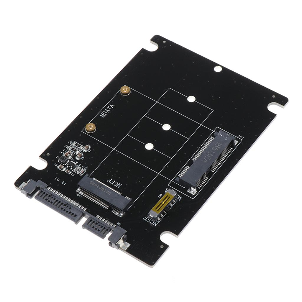 M  .  2     to     SATA     Adapter   -   Dual     Slot   -   MSATA     to