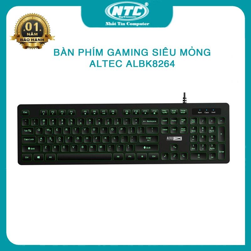 Bàn phím Gaming ALTEC ALGC8264 led xanh cực đẹp (đen) nhất tín computer