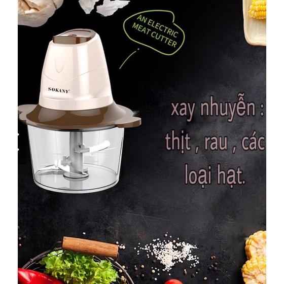 Máy Xay Thịt Đa Năng SOKANY 7006 300W 2.0L Bảo Hành 12 Tháng - Hàng chính hãng