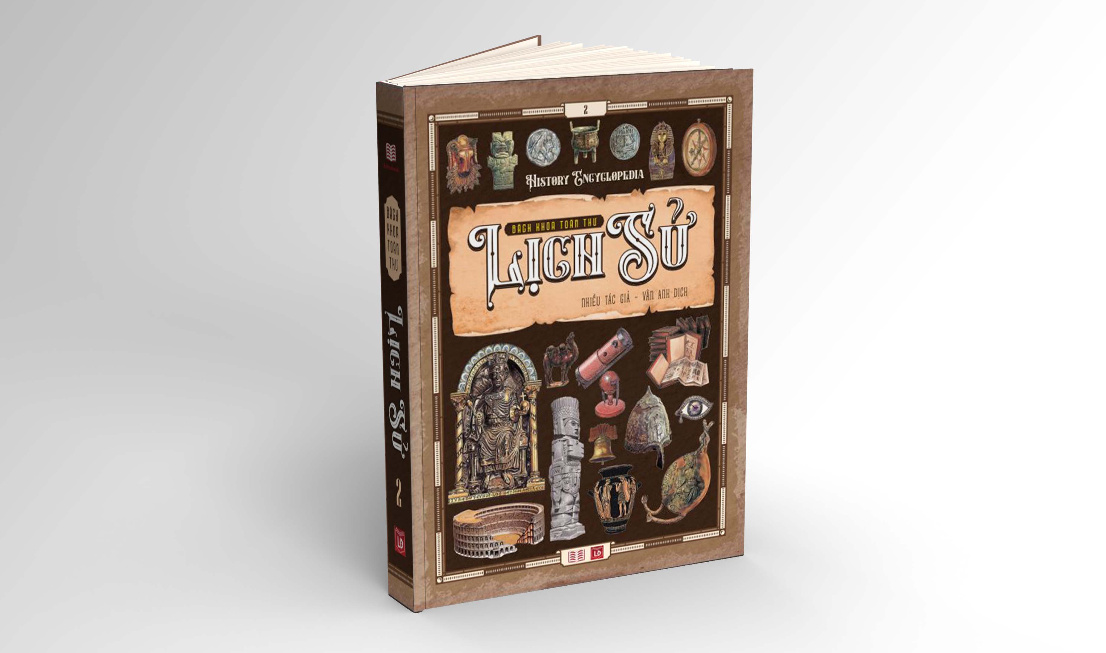 Sách - Bách Khoa Toàn Thư Lịch Sử ( History Encyclopedia Tập 1, Tập 2) Kiến Thức Lịch Sử Qua Từng Thời Kỳ Từ Thế Giới Cổ Đại Đến Thời Kỳ Hiện Đại ( Bộ 2 cuốn )