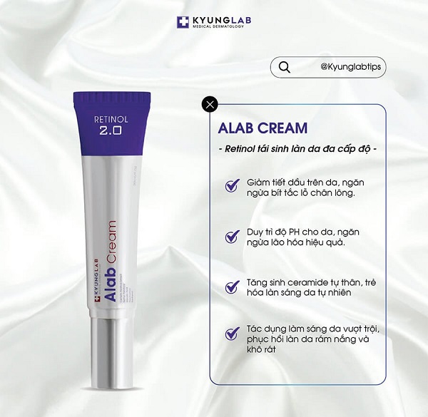 Retinol tái sinh làn da KyungLab – Alab Cream