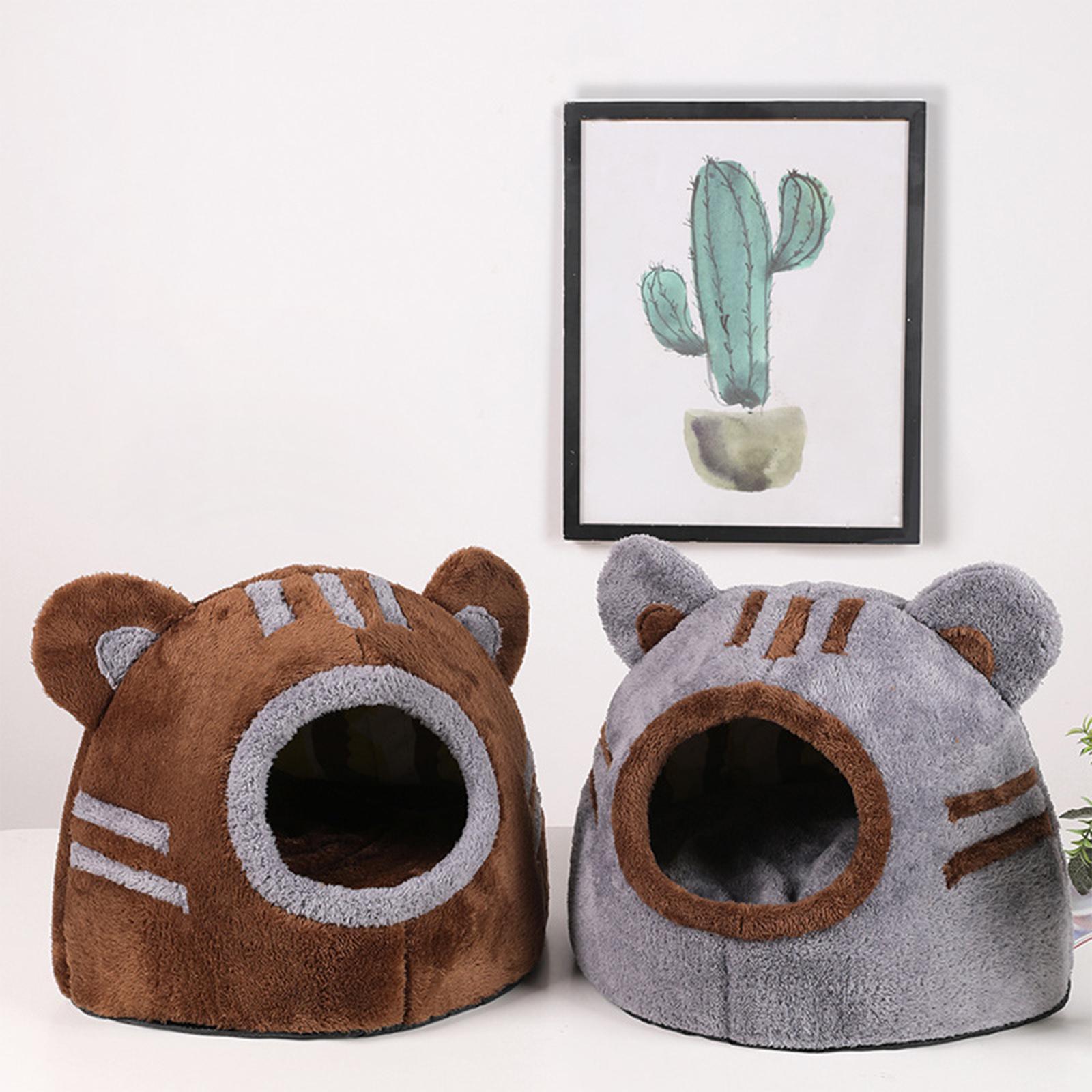 Adorable Cat Nest Bed, Sleeping Nest Bed, Comfortable Warm Cave for Indoor Cats