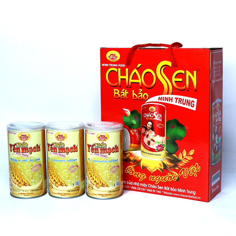 Cháo Yến Mạch Minh Trung 12 lon