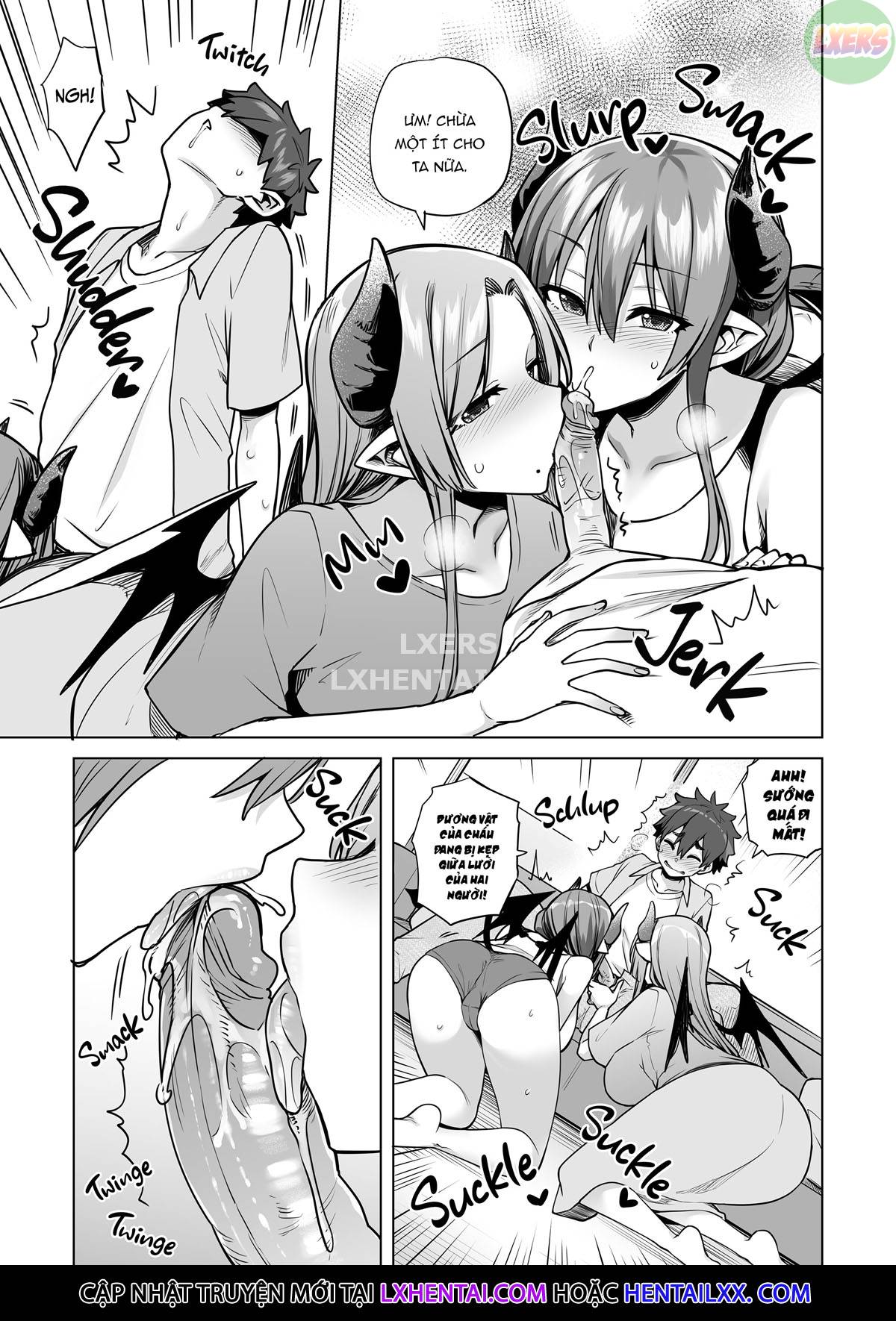 những quý cô succubus đang trên đường làm nhiệm vụ tạo ra sữa chapter 1 34