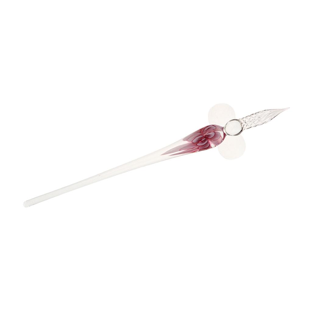 Handmade High Borosilicate Glass Glass Dip Pen Glass Signature Fountain Pen