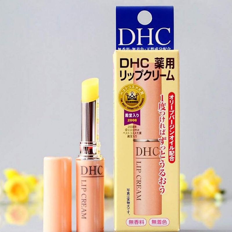 Son dưỡng ẩm không mùi, hỗ trợ trị thâm, lẻ môi DHC Nhật Bản
