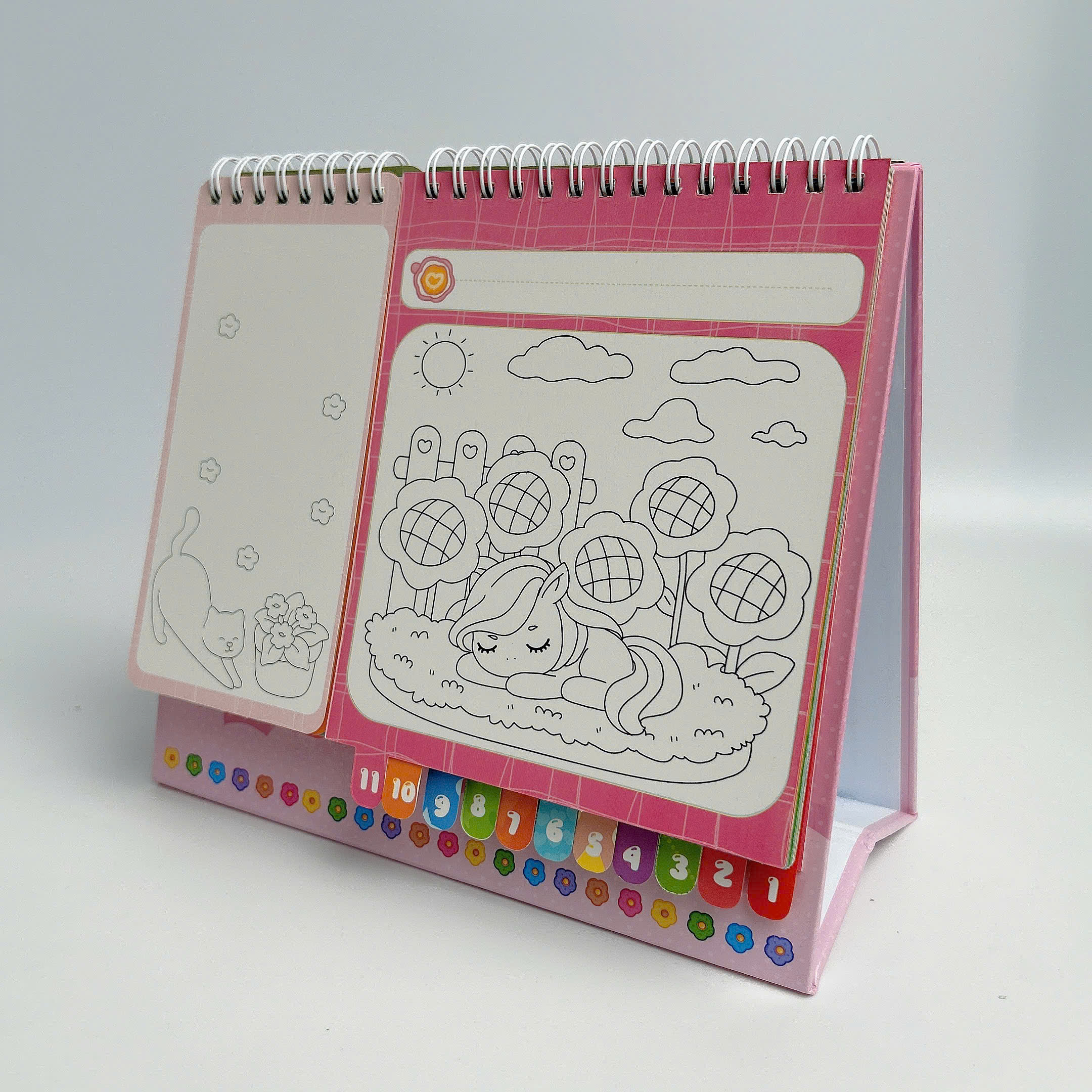 Lịch Để Bàn 2026 Tô Màu - The Garden Of Time - Tặng Sticker Trang Trí - ABBOOKS