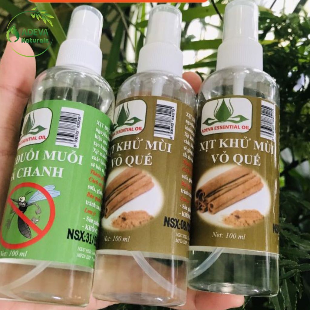 Xịt Khử Mùi Vỏ Quế ADEVA Giúp Giúp Khử Mùi Phòng Ốc, Thơm Phòng, Tạo Không Gian Sống Sạch Sẽ, Mát Mẻ 100ML