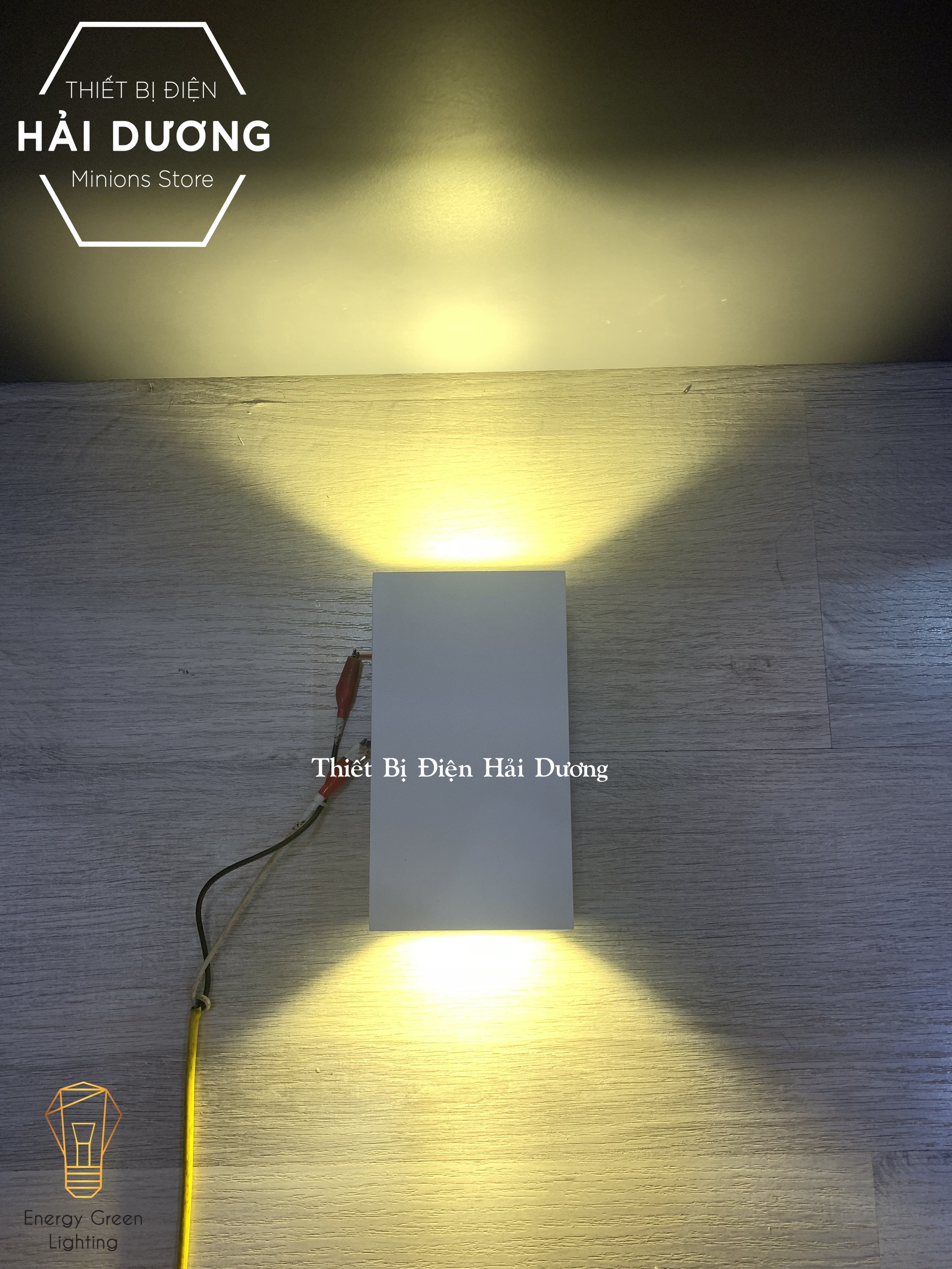 Đèn Tường Led Lonstar Hình Chữ Nhật Chống Nước 8132 - 2 Đầu Chiếu Sáng - Công Suất 10w - Decor Trang Trí