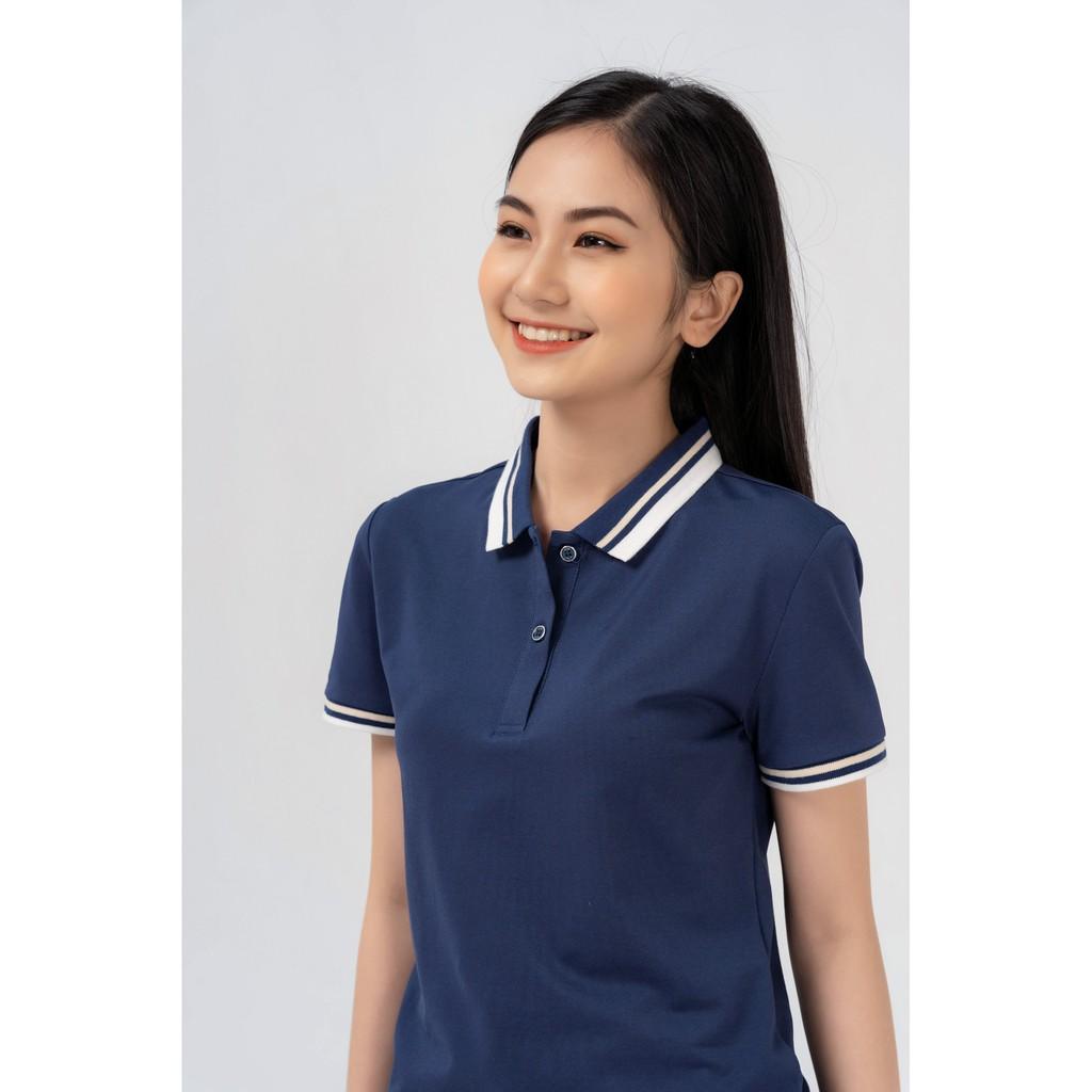 Áo polo nữ YODY áo có cổ Chất liệu Pique mắt chim thấm hút tốt, mềm mịn - APN3706