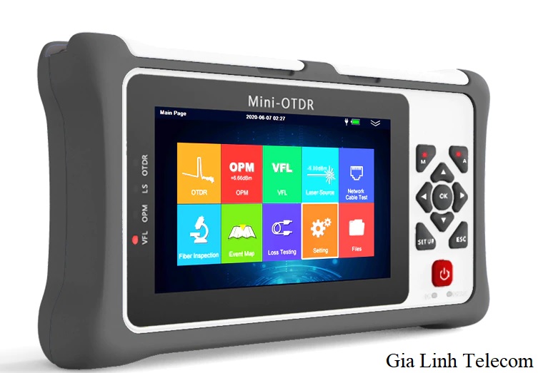 Máy đo OTDR cao cấp H430 cảm ứng - Đo điểm đứt cáp quang