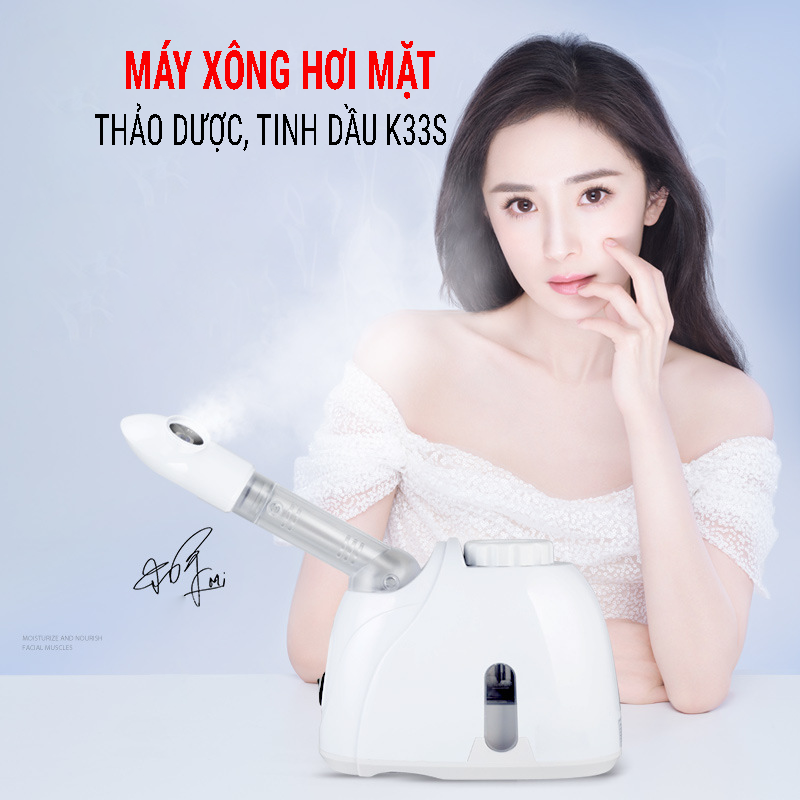 Máy Xông Hơi Mặt K33S, Xông Mặt Mũi Họng Thảo Dược, Tinh Dầu Mini Tại Nhà