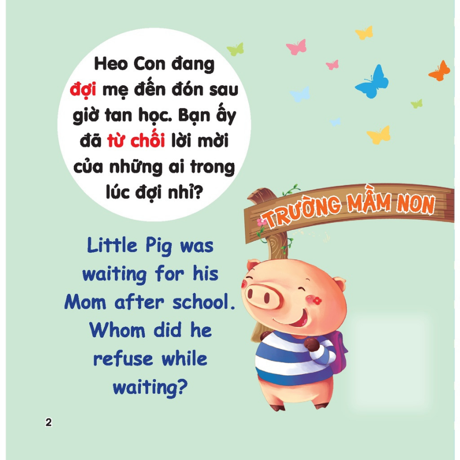 Rèn Luyện Kỹ Năng Giao Tiếp Bằng Tranh Cho Bé - Lời Từ Chối