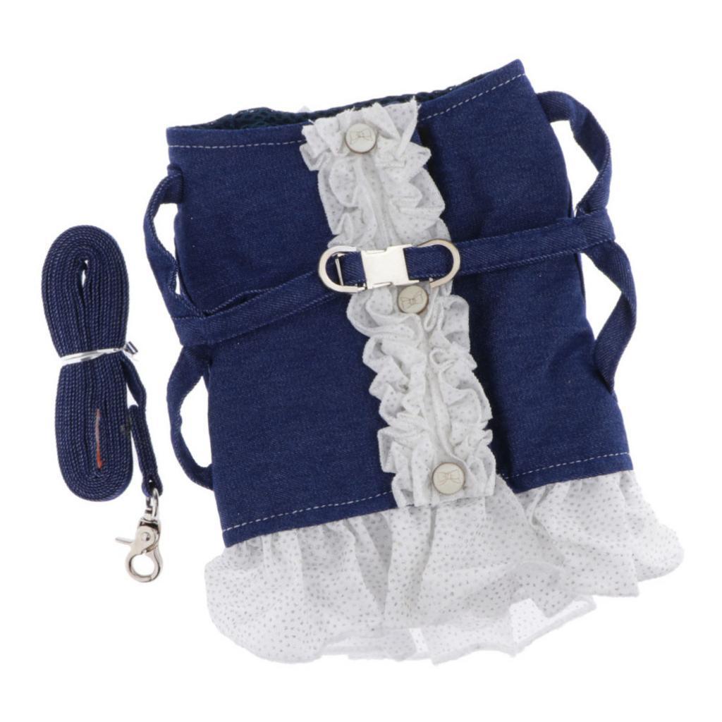 Pet Dog Harness Leash Pet Costume Clothes for Small Pet Cat Puppy