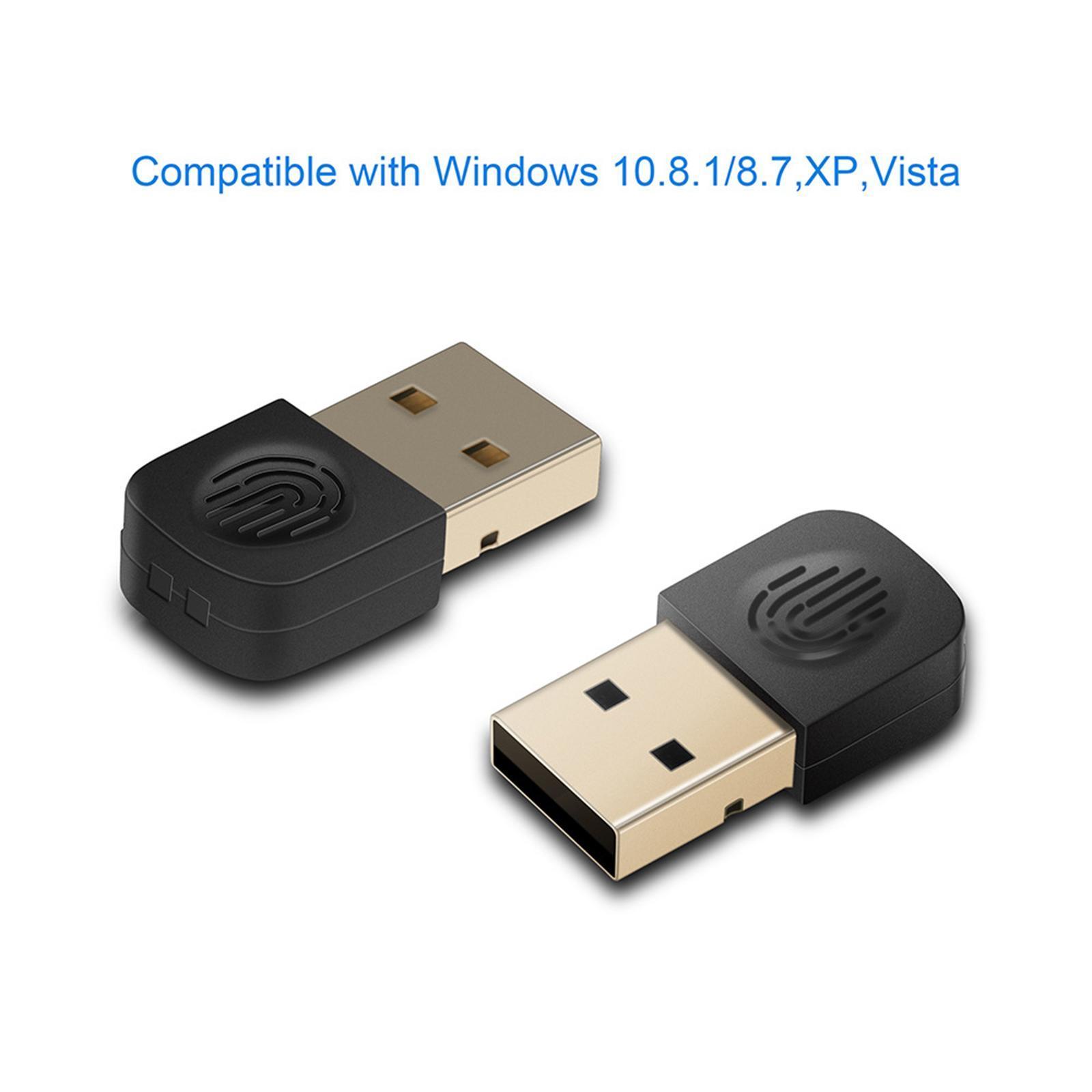 Mini USB Bluetooth 5.0 Adapter Wireless for Headset Speakers Hands Free