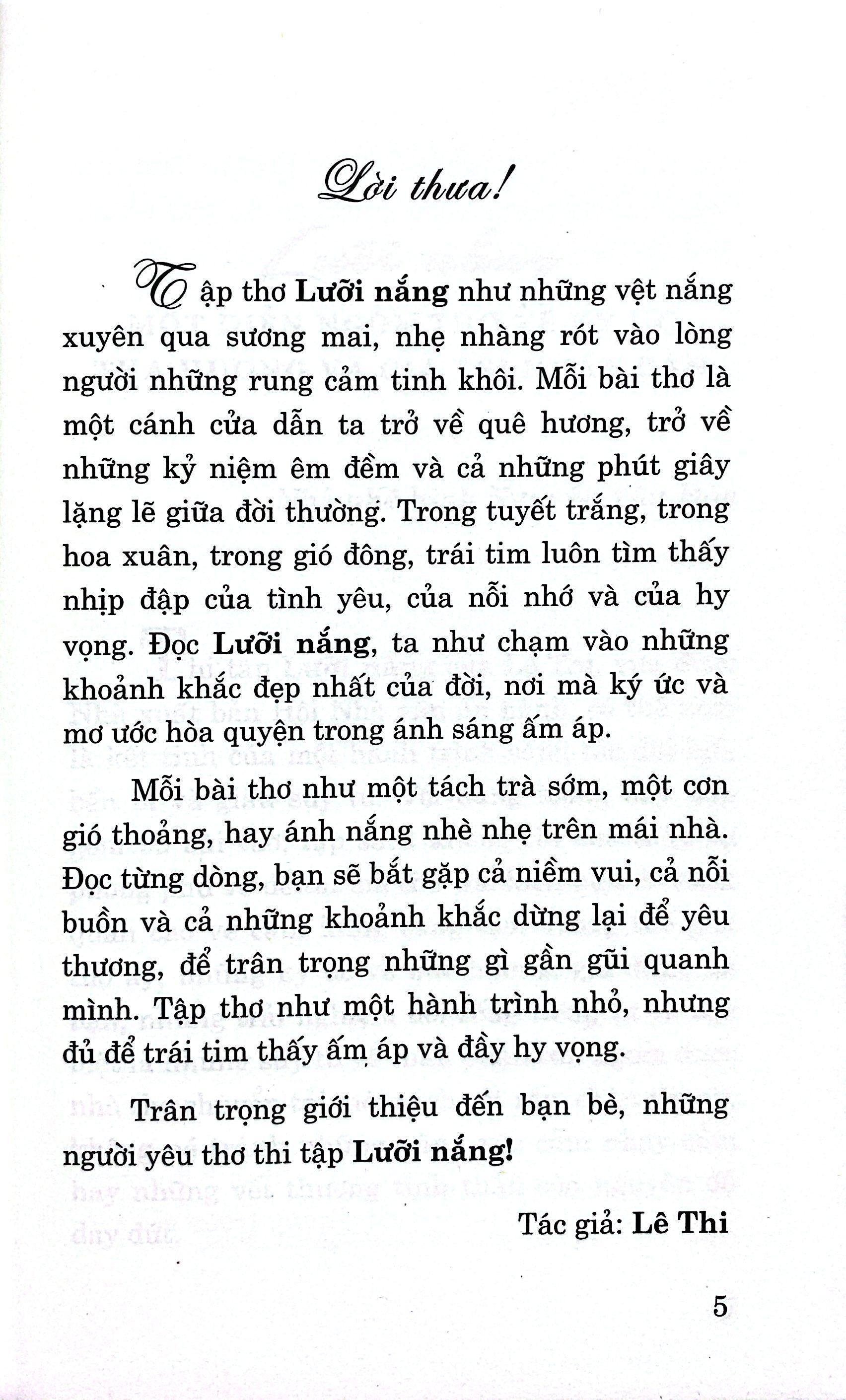 Sách - Lưỡi Nắng