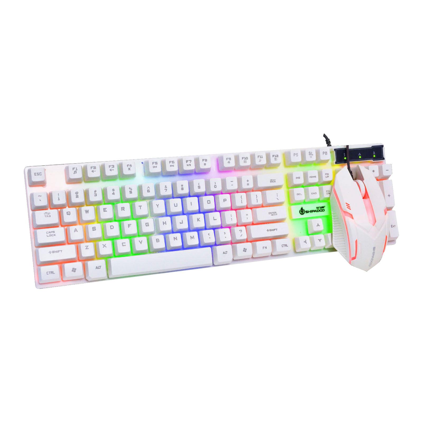 Bộ bàn phím có dây và chuột cảm ứng, Đèn nền RGB