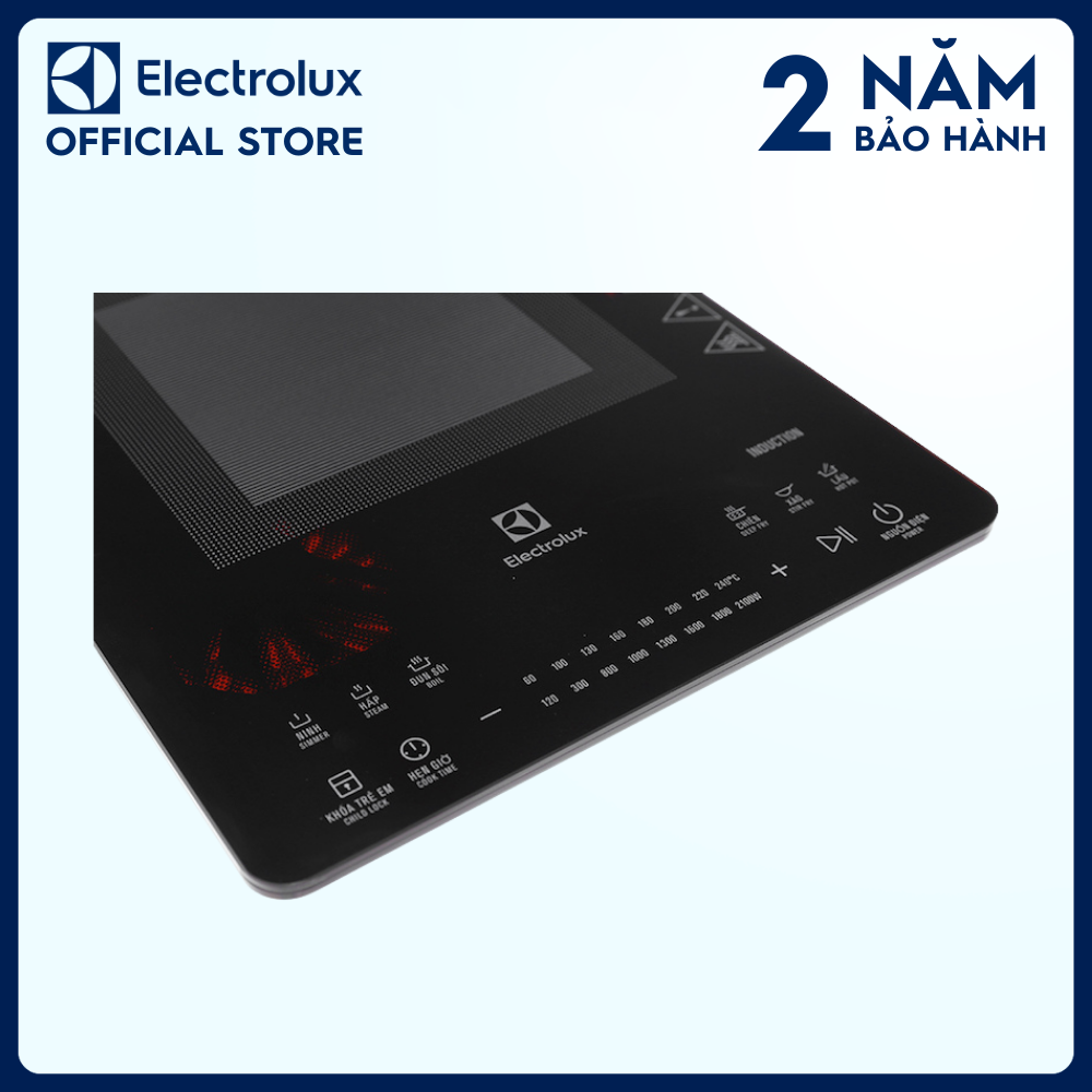 [Tặng Nồi, Chảo, Vỉ Hấp] Bếp từ đơn Electrolux ETD42SKS 8 mức công suất, 6 chương trình nấu cài đặt sẵn - Bảo hành 2 năm toàn quốc [Hàng chính hãng]