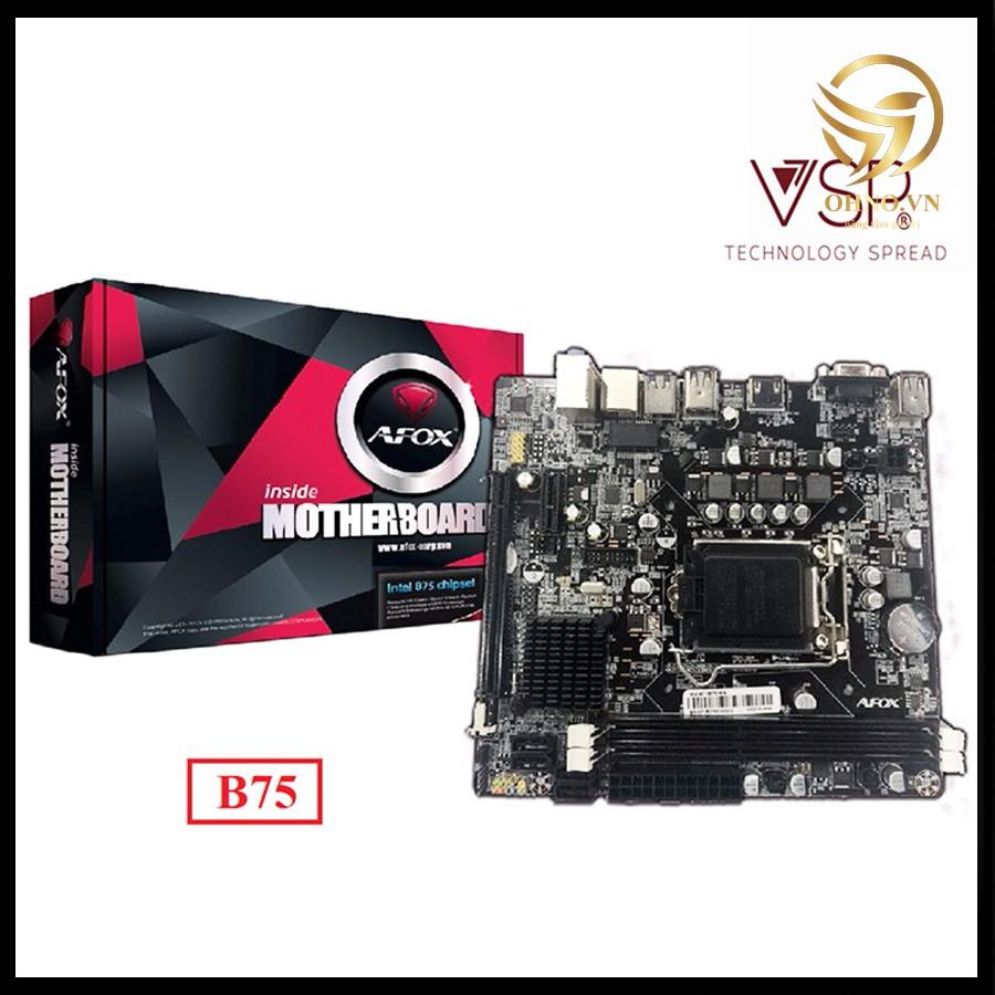 Main Máy Tính AFOX B75 Full Box Mainboard Linh kiện Điện Tử Cho Máy Tính PC hàng chính hãng