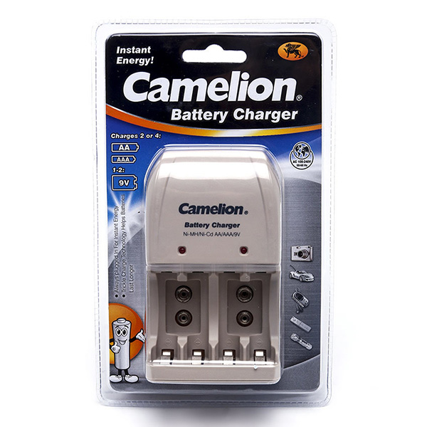 Máy sạc pin Camelion BC0904 - AA/AAA/9V - Hàng nhập khẩu