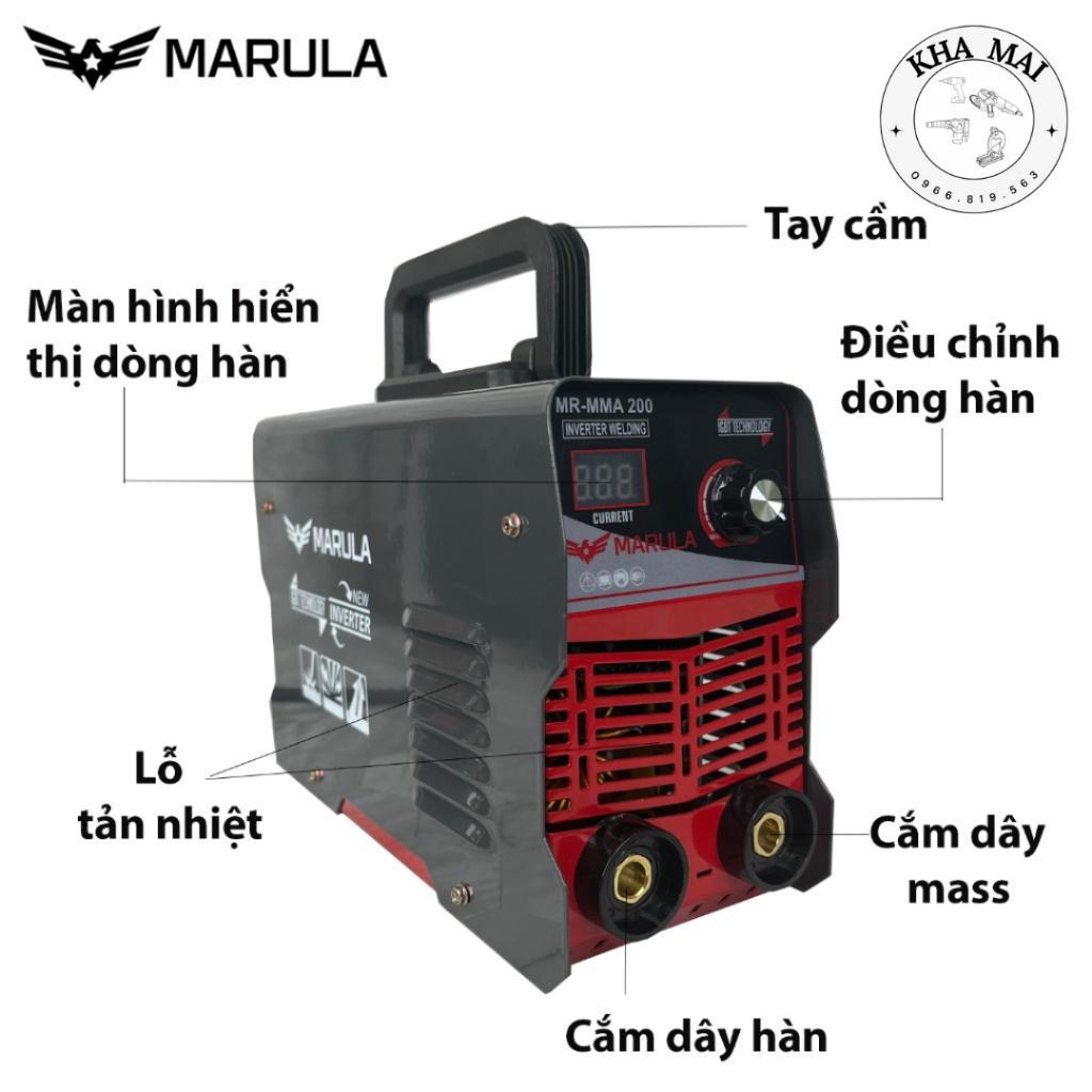 MÁY HÀN ĐIỆN TỬ MR-MMA200MINI - MARULA - HÀNG CHÍNH HÃNG