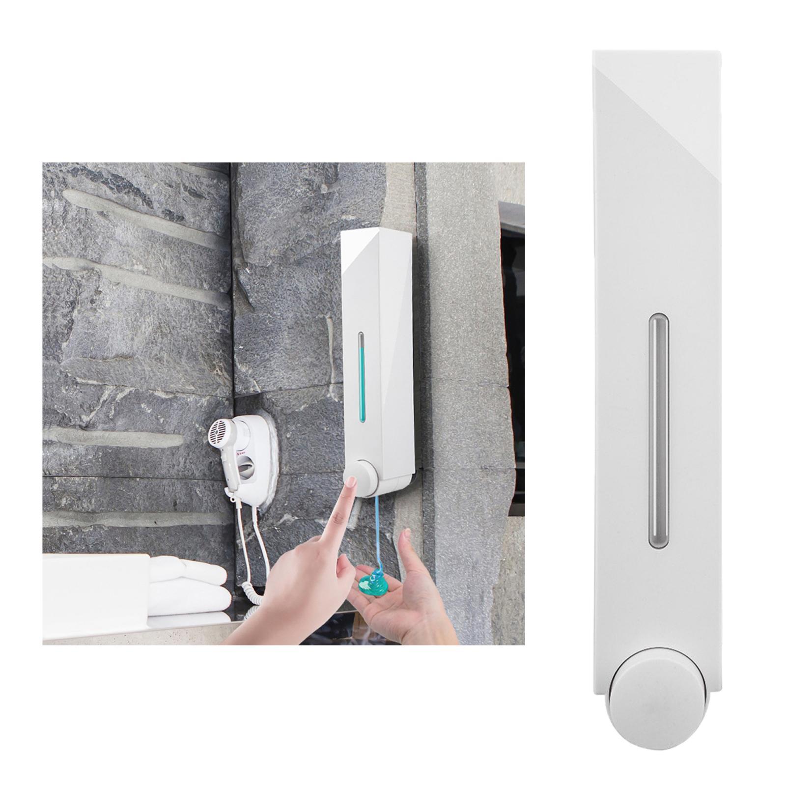 Wall Mounted Soap Dispenser Shower Lotion Shampoo Gel Bottle