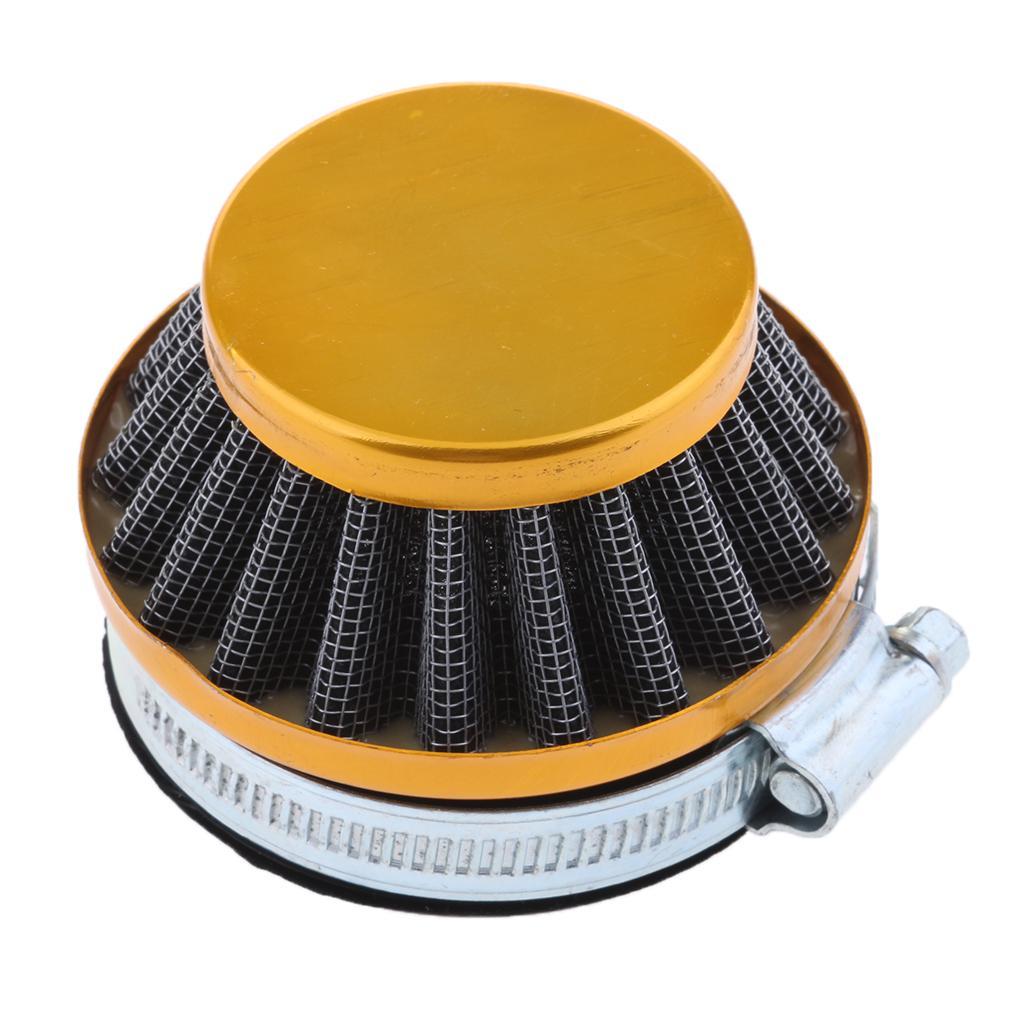 Yellow 58mm Air Filter Fit 47cc 49cc Mini Pocket Dirt Bike Minimoto Racing