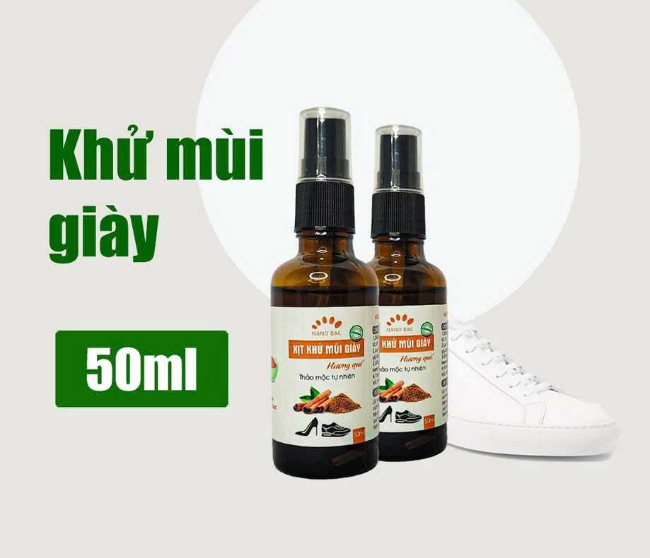 Xịt khử mùi giày ngăn ngừa vi khuẩn và ngăn mùi hôi, mùi khắm giày