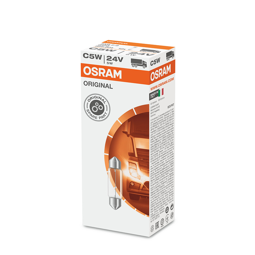 Combo 10 Bóng Đèn Cana Trung OSRAM Original C5W 24V 5W