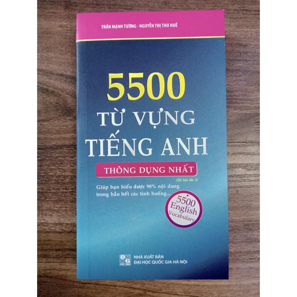 Sách - 5500 từ vựng tiếng Anh thông dụng nhất (tái bản 03)