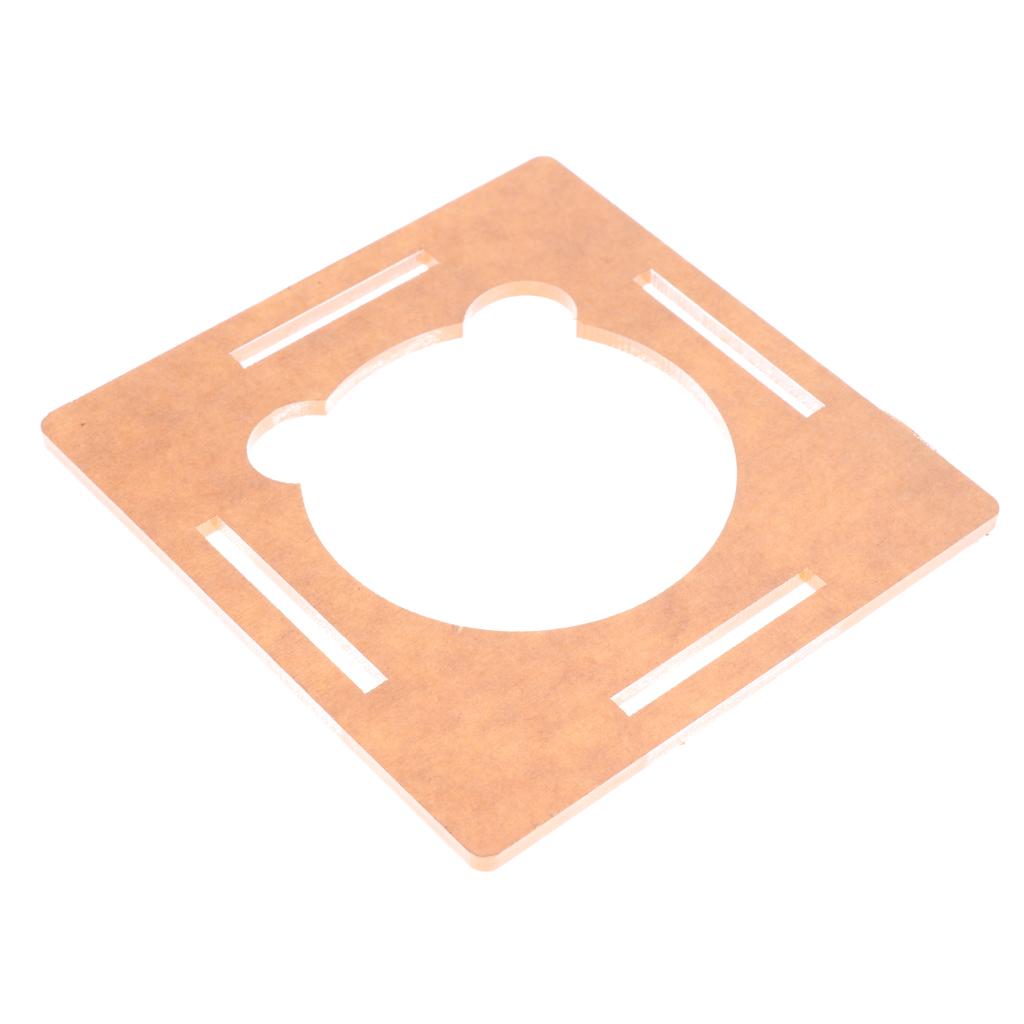Hamster Bed Square Shape nest Mouse Indoor Bed Small Animal Pet House Clear