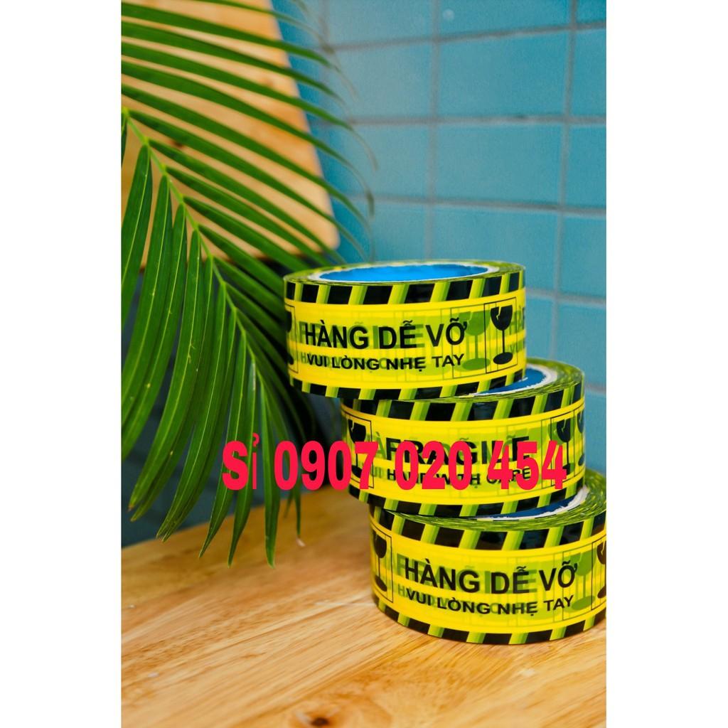 Cuộn Băng keo hàng dễ vỡ 100y 48mm nặng 200gr