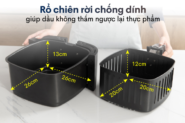 Nồi chiên không dầu FujiE AF7