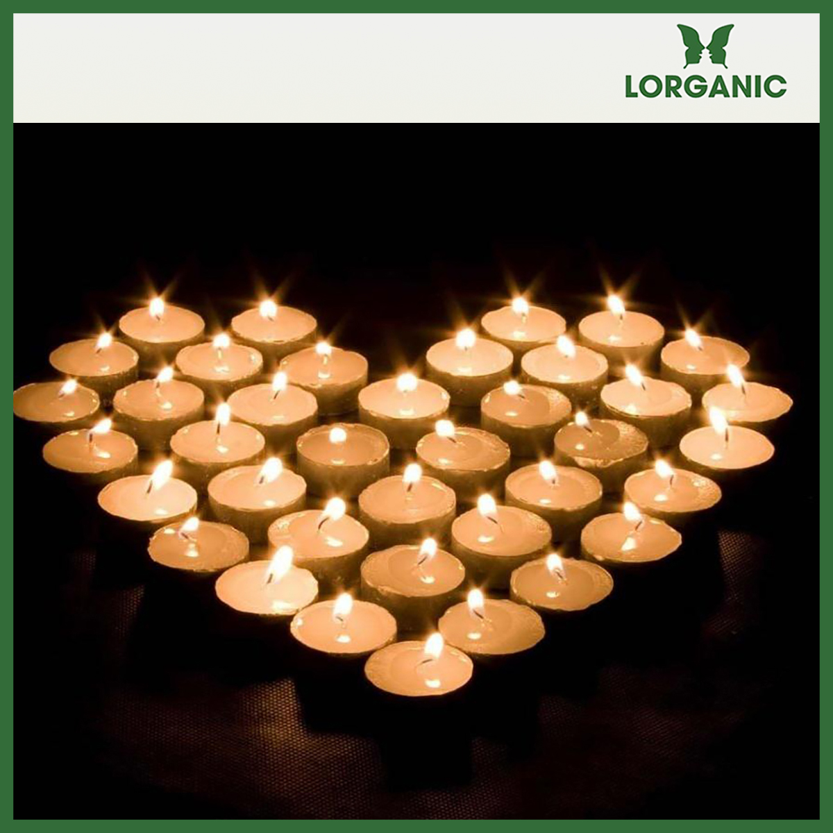 100 Viên Nến Tealight Sáp Cọ 4 giờ Lorganic An Toàn Sức Khỏe/ Dùng kết hợp đèn xông và tinh dầu/ Khử mùi và đuổi côn trùng hiệu quả.