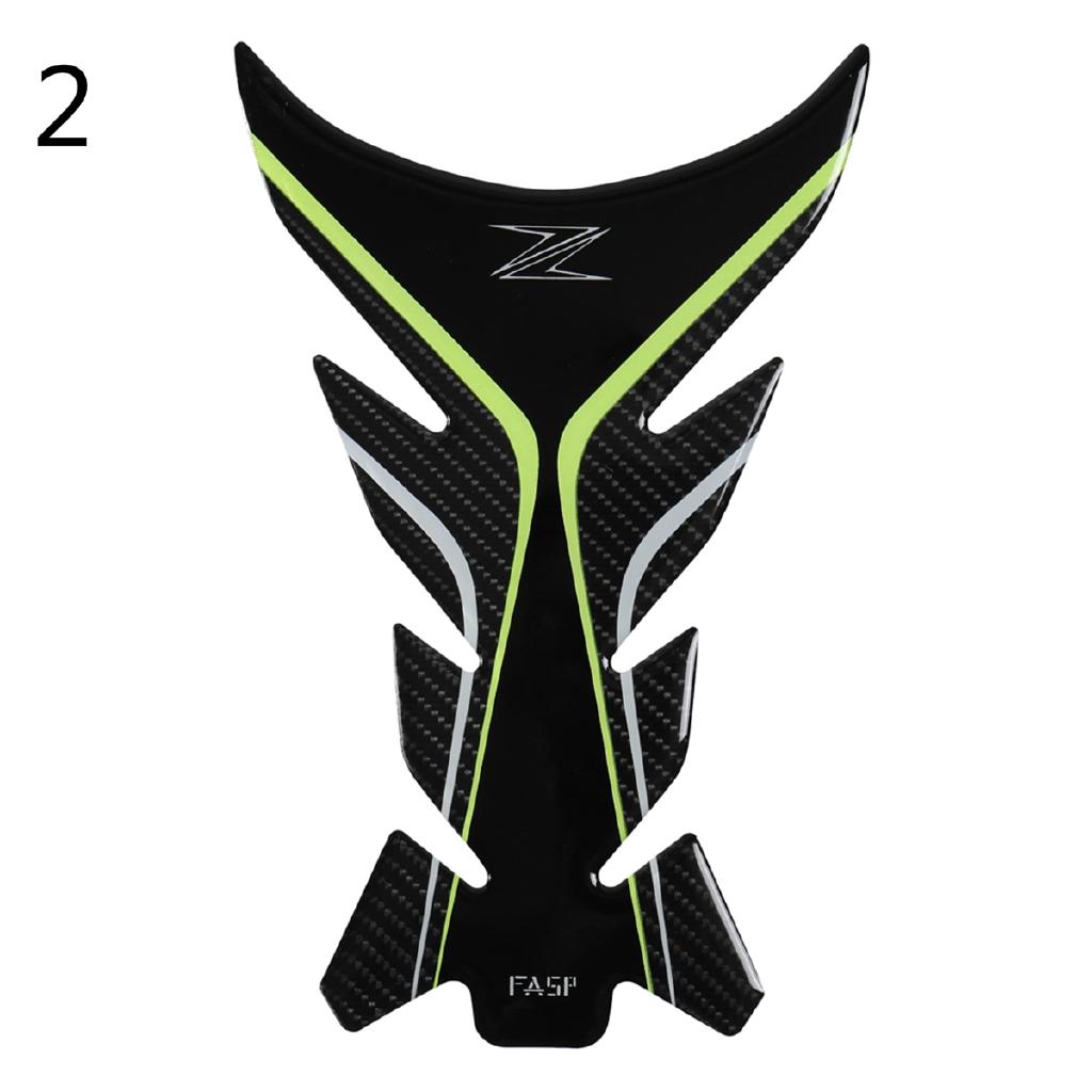 Nhãn dán sợi carbon dùng dán nắp bình xăng xe moto Kawasaki z900 Ninja 650 400