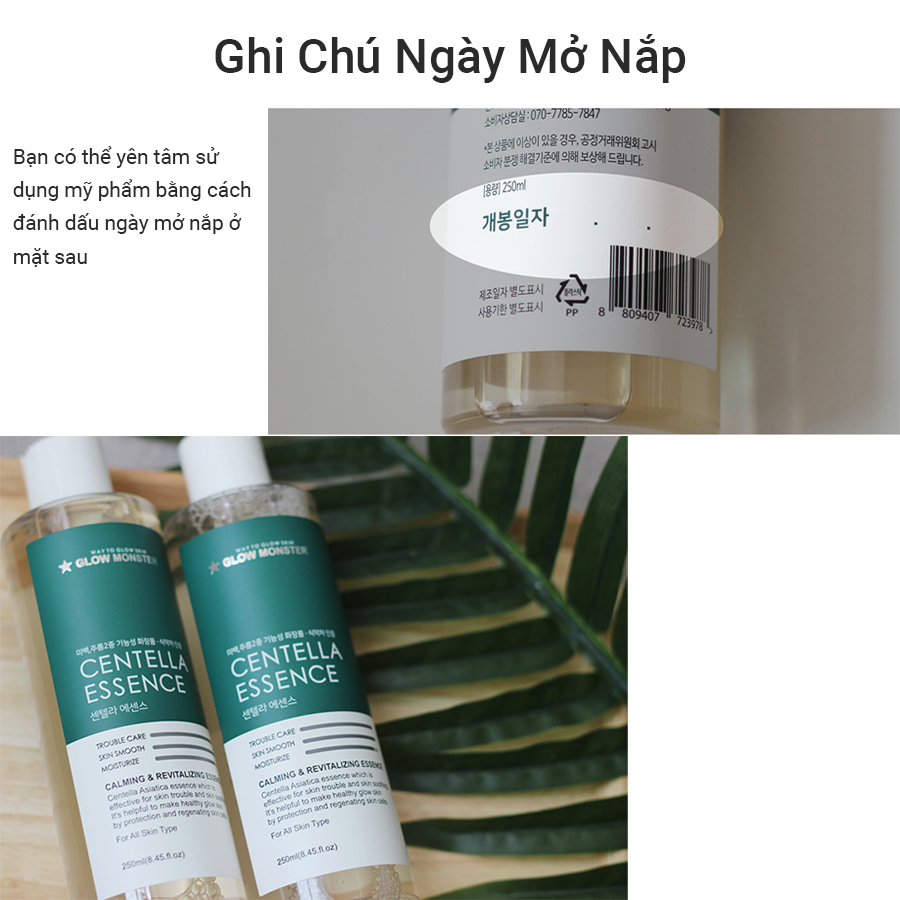 Tinh chất dịu da Glow Monster Centella Essence