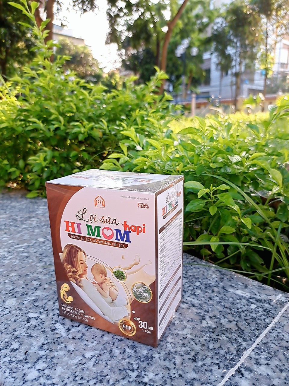[TẶNG BÌNH MÈO] Lợi Sữa Himom sữa nhiều, sữa mát (1 hộp 30 gói )