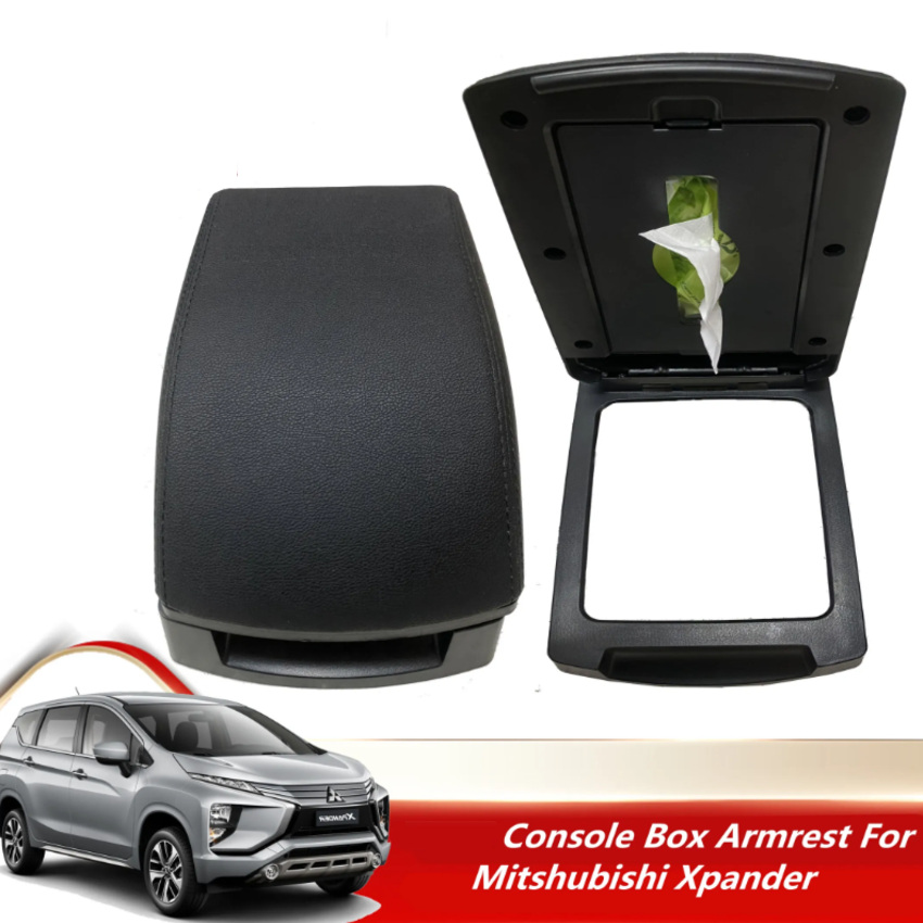 Hộp tỳ tay ô tô Xpander tích hợp 3 cổng USB cao cấp MÃ V2