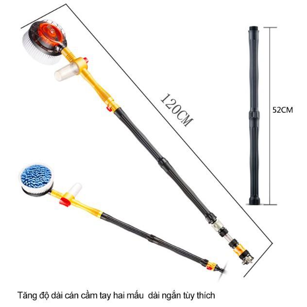 EuroQuality Cây vệ sinh rửa xe tự động tạo dung dịch tẩy rửa, xoay tròn