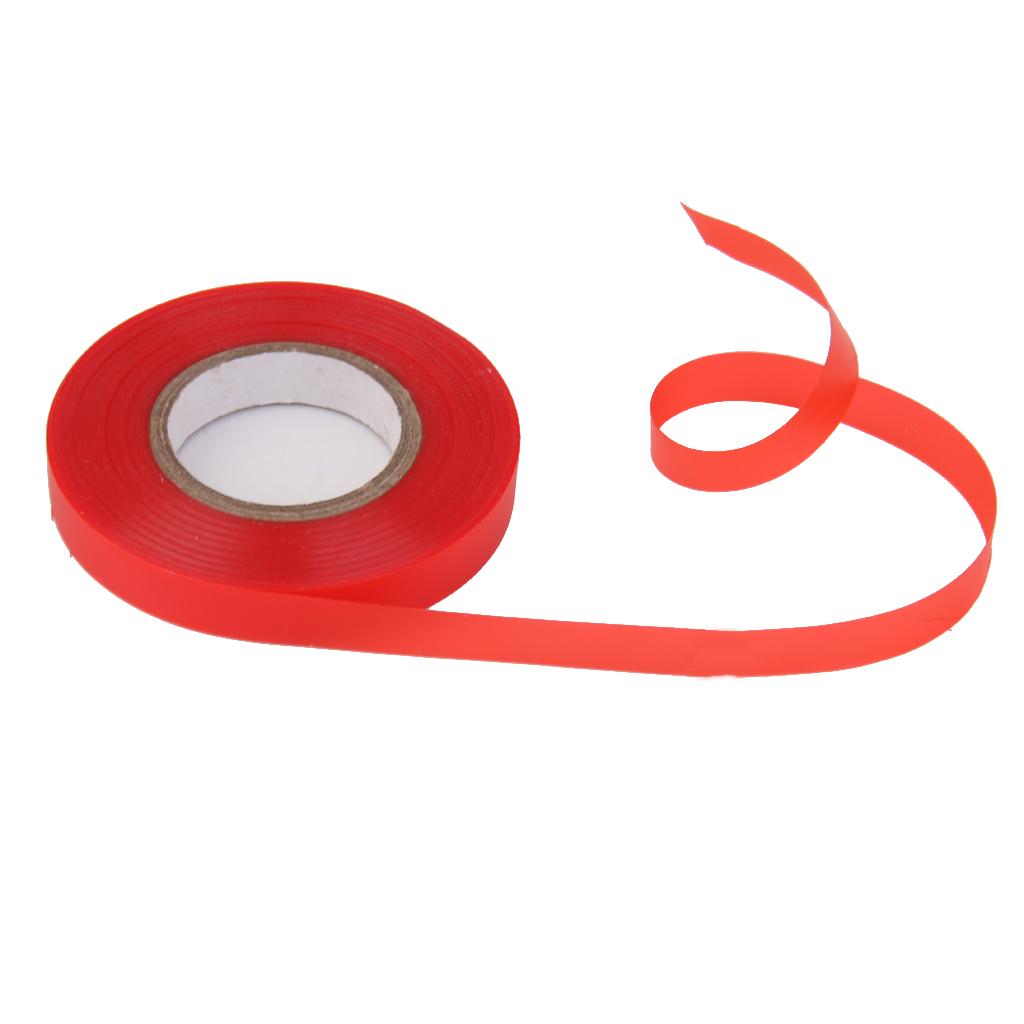 10 Rolls Red Sturdy Stretch Tie Tape 82ft Plant Garden In/Outdoor Decor