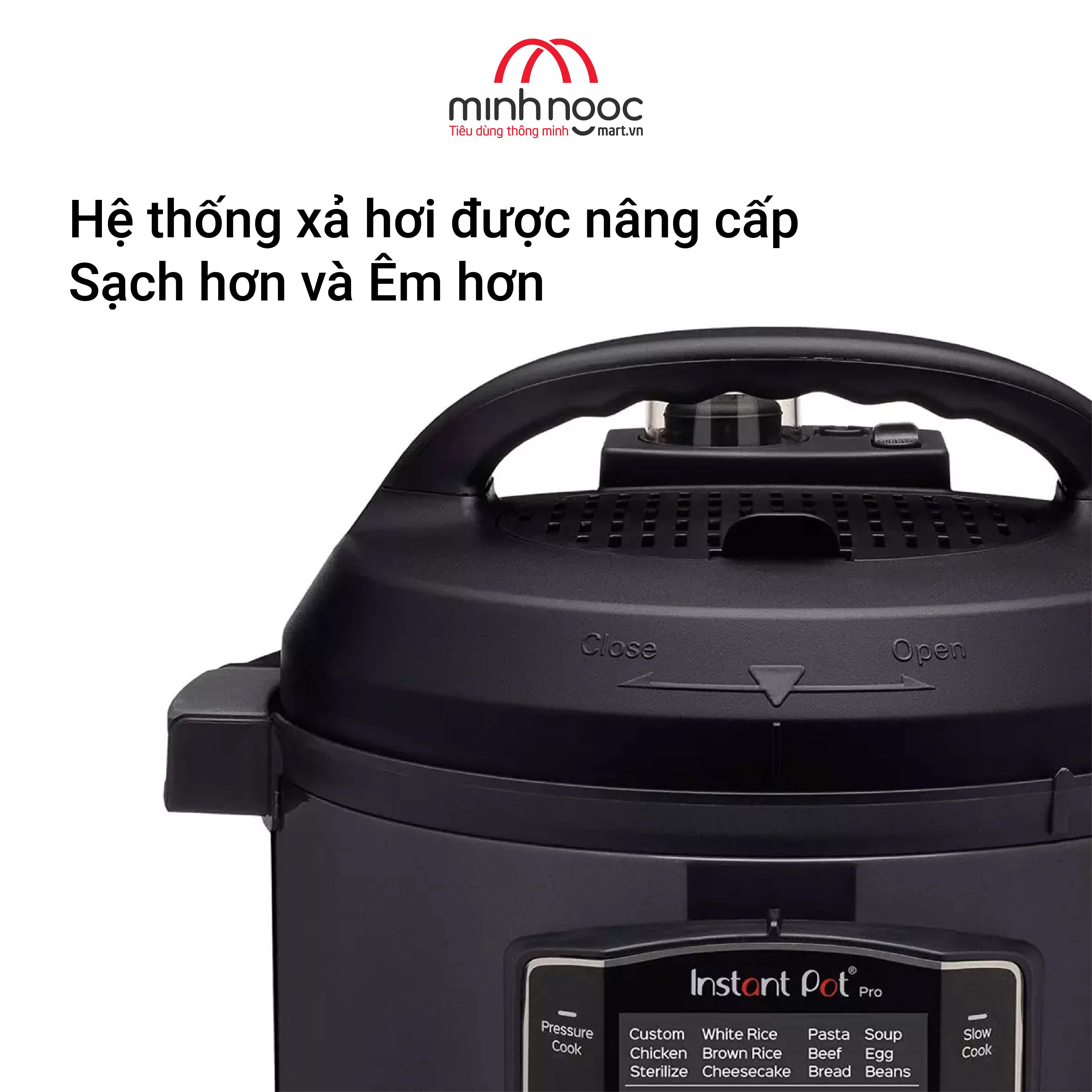 [Hàng chính hãng] COMBO 2-Nồi áp suất điện Đa Năng Instant Pot Pro 10 chức năng trong 1 (10 in 1), dung tích  5.7 lít &amp; Nồi chiên không dầu Instant Vortex Plus ClearCook, dung tích 5.7 lít. 7 chức năng trong 1 ( 7 in 1)